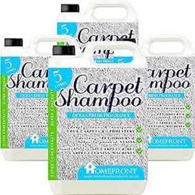 Homefront Carpet Shampoo - Deeply Cleans Carpets to Remove Stains and Odours Ocean Fragrance 20L