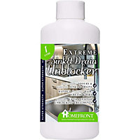 Homefront Extreme Sink & Drain Cleaner - Removes Hair, Grease & Dirt and Neutralises Odours 1L