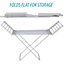 Homefront Heated Clothes Airer Rack Rail, Dryer 220W And Cover - Indoor Portable Eco Dry