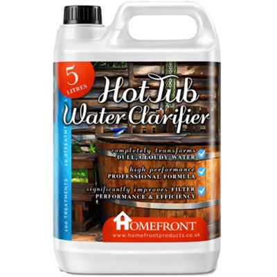 Homefront Hot Tub Water Clarifier Transforms Dull & Cloudy Water Hot