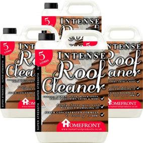 Homefront Intense Roof Cleaner - Removes Dirt, Grime, Black Spot, White Spot, Mould, Algae, Moss & More 20 Litres