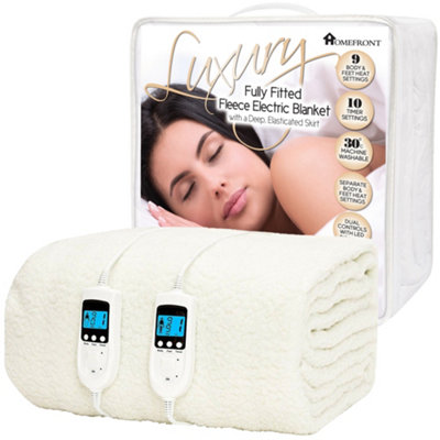 king heated blanket with dual controls