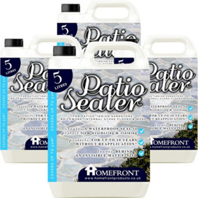Homefront Patio Sealer - Patio Sealant for Indian Sandstone, Concrete, Paths, Patios, Slate, Brick 20L
