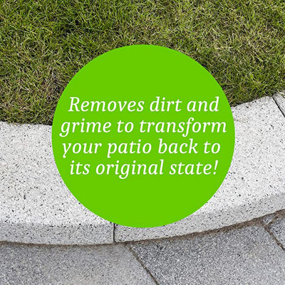 Homefront Ready to Use Patio Cleaner - Easy to Use Fluid Deeply Cleans to Remove Dirt & Grime 5L