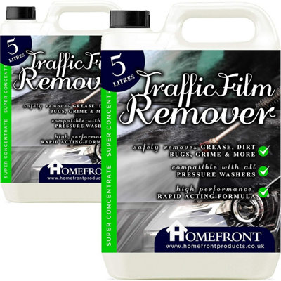 Homefront Traffic Film Remover - TFR Cleaner for Cars, Motorbikes, Vans Trucks & More 10L