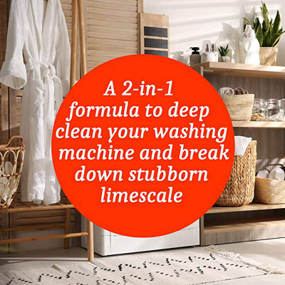 Homefront Washing Machine Cleaner & Descaler - Cleans, Descales & Removes Smelly Odours (5 litres)