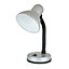 HomeLife 35w 'Classic' Flexi Desk Lamp - Strato Silver