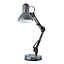 HomeLife 35w 'Swing Poise' Hobby Desk Lamp - Anthracite Grey