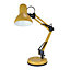 HomeLife 35w 'Swing Poise' Hobby Desk Lamp - English Mustard