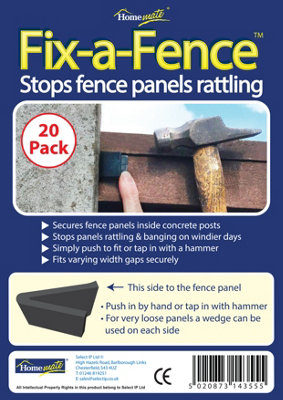 Homemate Fix-a-Fence™ - Pack of 20 Fence Wedges