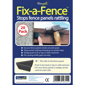 Homemate Fix-a-Fence™ - Pack of 20 Fence Wedges