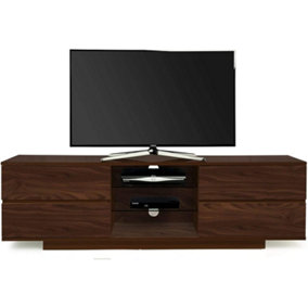 Homeology Avitus Premium Walnut with 4-Walnut Drawers and 2 Shelves up to 65" LED/OLED/LCD TV Cabinet