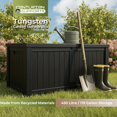 Homeology TUNGSTEN Black 450 Litre 119 Gallon Waterproof Extra Large ...