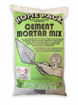 Homepack Sand & Cement Mortar Mix 10KG DIY at B&Q