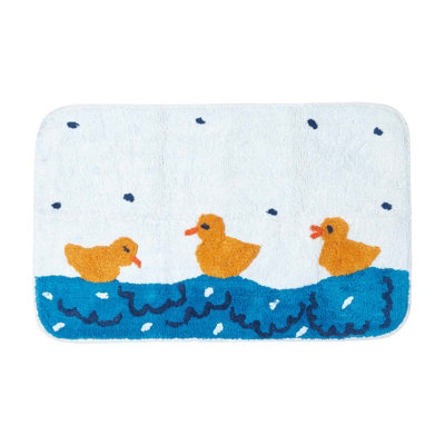Homescapes 100% Cotton Duck Pond Bath Mat Price Comparisons | Compare The Build