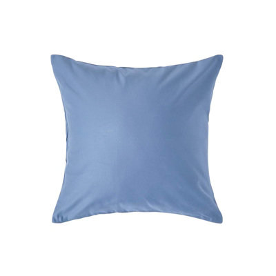 Homescapes Air Force Blue Continental Pillowcase 1000 TC, 40 x 40cm