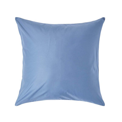 Homescapes Air Force Blue Continental Pillowcase 1000 TC, 60 x 60 cm