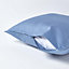 Homescapes Air Force Blue Continental Pillowcase 1000 TC, 60 x 60 cm