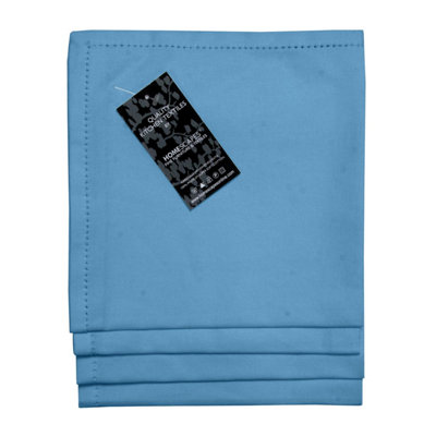 Homescapes Airforce Blue Fabric 4 Napkins Set