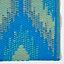 Homescapes Amber Ikat Green & Blue Outdoor Rug, 180 x 270 cm