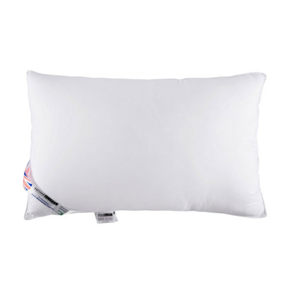 Homescapes Anti Bacterial Pillow Super Microfibre, 48 x 74 cm