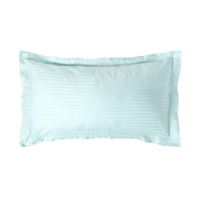 Homescapes Aqua Blue Egyptian Cotton Ultrasoft Kingsize Oxford Pillowcase 330 TC