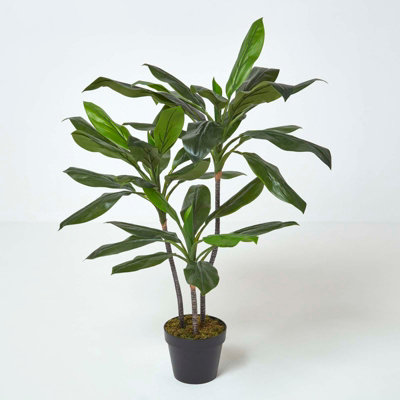 Homescapes Artificial Cordyline Plant in Pot, 100 cm Tall | DIY at B&Q