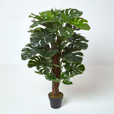 Homescapes Artificial Monstera Plant, 120 cm Tall