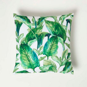 Homescapes Banana Leaf Outdoor Cushion 45 x 45 cm