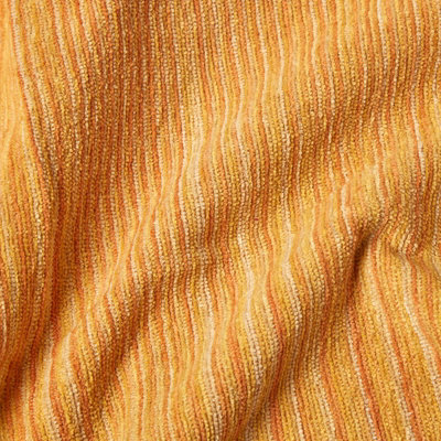 Homescapes Bed Sofa Throw Cotton Chenille Tie Dye Rust, 150 x 200 cm