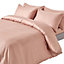 Homescapes Beige Egyptian Cotton Duvet Cover and Pillowcases 330 TC, Double