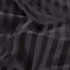 Homescapes Black Continental Egyptian Cotton Duvet Cover Set 330 TC, 240 x 220 cm
