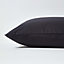 Homescapes Black Continental Egyptian Cotton Pillowcase 200 TC, 40 x 80 cm