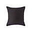 Homescapes Black Continental Egyptian Cotton Pillowcase 330 TC, 40 x 40 cm
