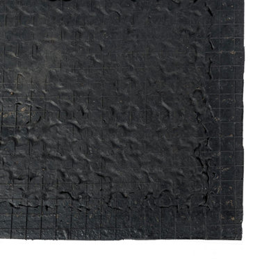 Homescapes Black Dog Silhouette Non-Slip Coir Doormat