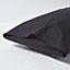 Homescapes Black Egyptian Cotton Housewife Pillowcase 200 TC