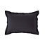 Homescapes Black Egyptian Cotton Oxford Pillowcase 200 TC