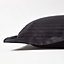 Homescapes Black Egyptian Cotton Satin Stripe Oxford Pillowcase 330 TC