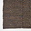 Homescapes Black Geometric Jute Rug,150 x 240 cm