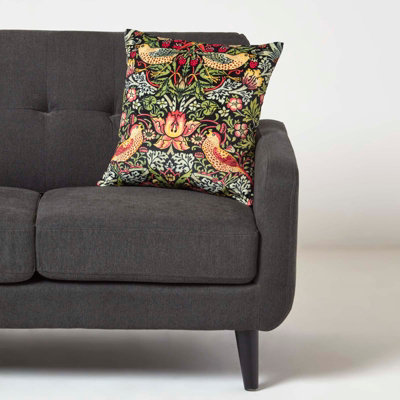 William Morris Lot 6 Torchons Cuisine Microfibre - Motif Poulet Rouge Foncé, Absorbants 28x28 Cm