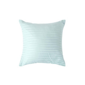 Homescapes Blue Continental Egyptian Cotton Pillowcase 330 TC, 40 x 40 cm