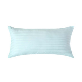 Homescapes Blue Continental Egyptian Cotton Pillowcase 330 TC, 40 x 80 cm