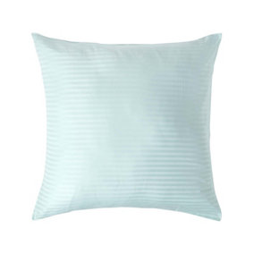 Homescapes Blue Continental Egyptian Cotton Pillowcase 330 TC, 80 x 80 cm