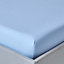 Homescapes Blue Egyptian Cotton Fitted Sheet 200 TC, King
