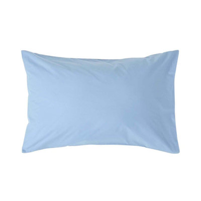 Homescapes Blue Egyptian Cotton Housewife Pillowcase 200 TC