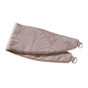Homescapes Blush Pink Metro Curtain Tie Backs Pair