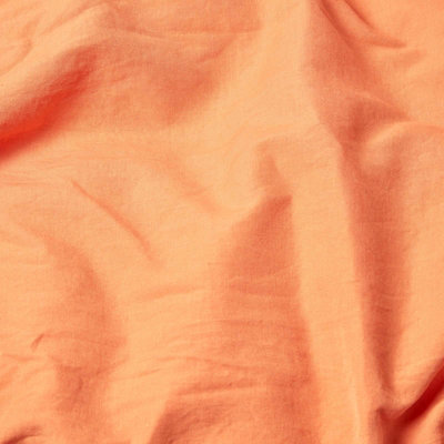 Homescapes Burnt Orange European Linen Pillowcase, 80 x 80 cm