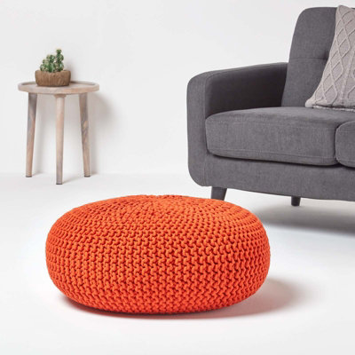 Knit pouffe sales