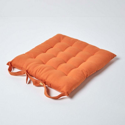 Burnt orange seat cushions sale