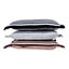 Homescapes Chocolate and Beige Striped Seat Pad